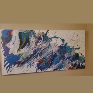 "Magical Dust" Pour Paint